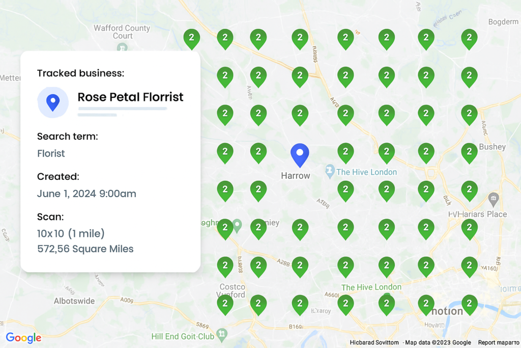 Google Business Profile - Local Rank Checker